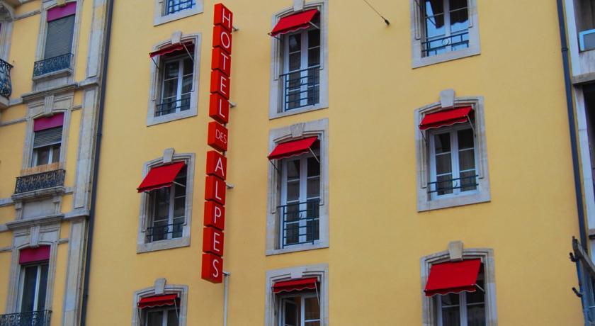 Hotel Des Alpes Geneve Exteriör bild
