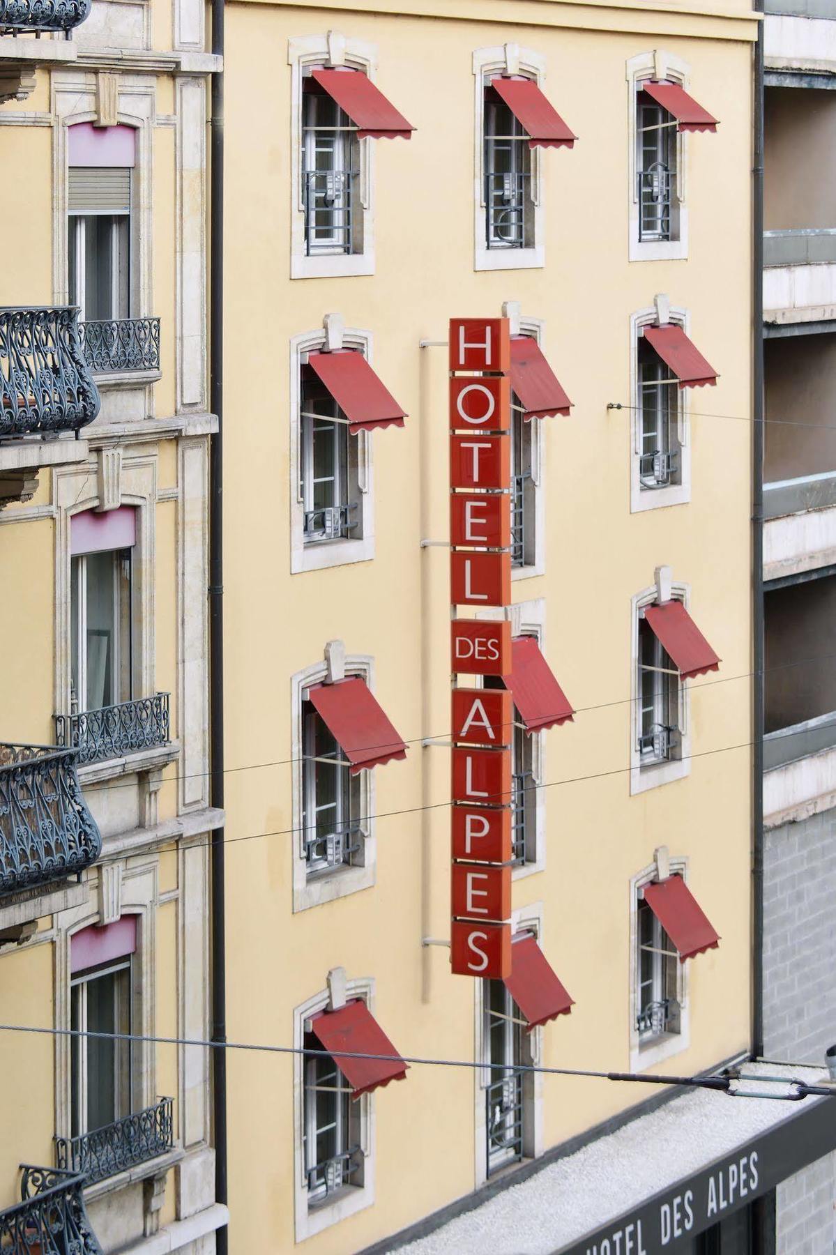 Hotel Des Alpes Geneve Exteriör bild